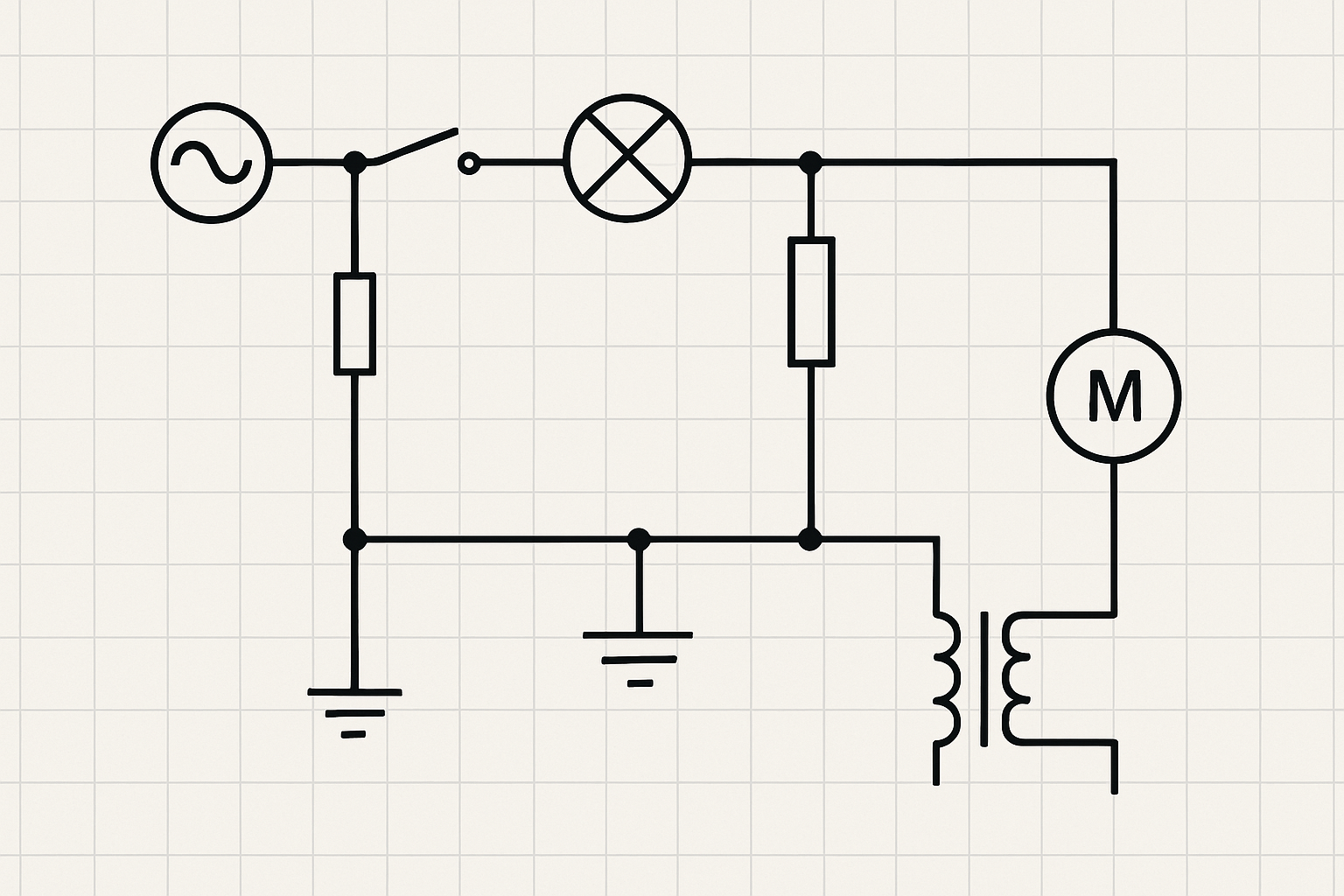 Electric wiring plan outside the Werk24 focus